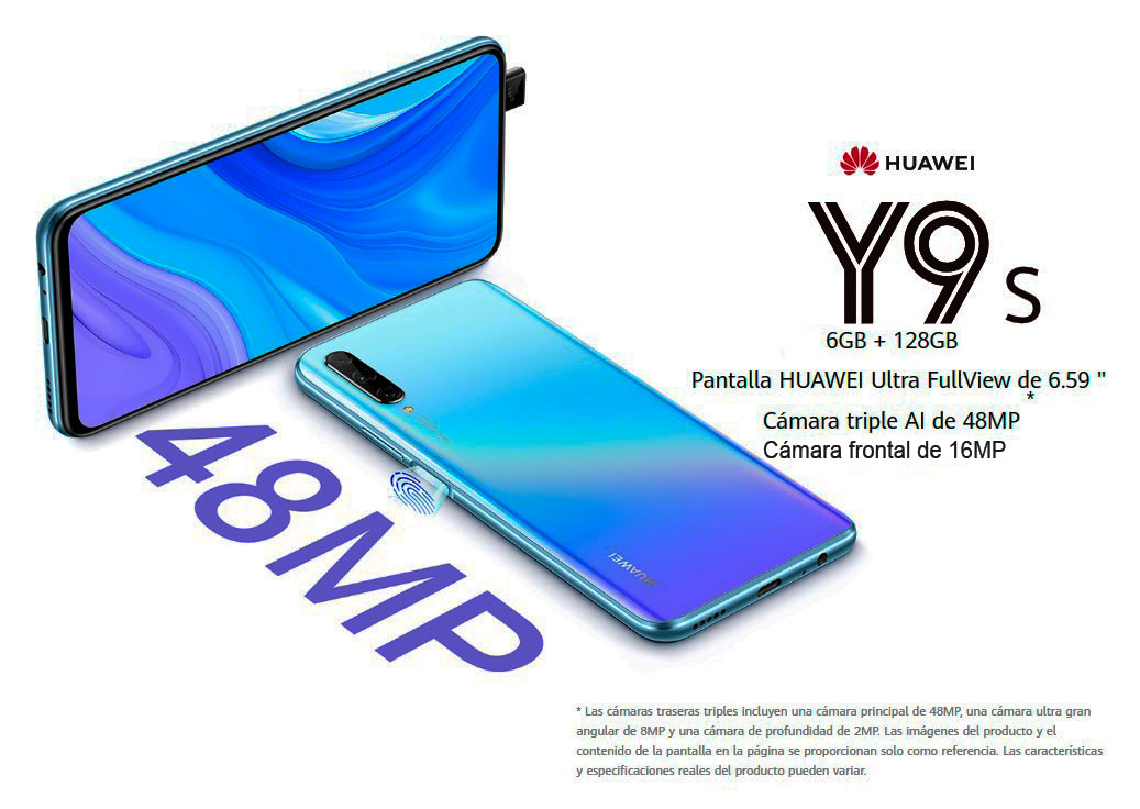 Huawei y9s - Cusco Celulares carateristicas