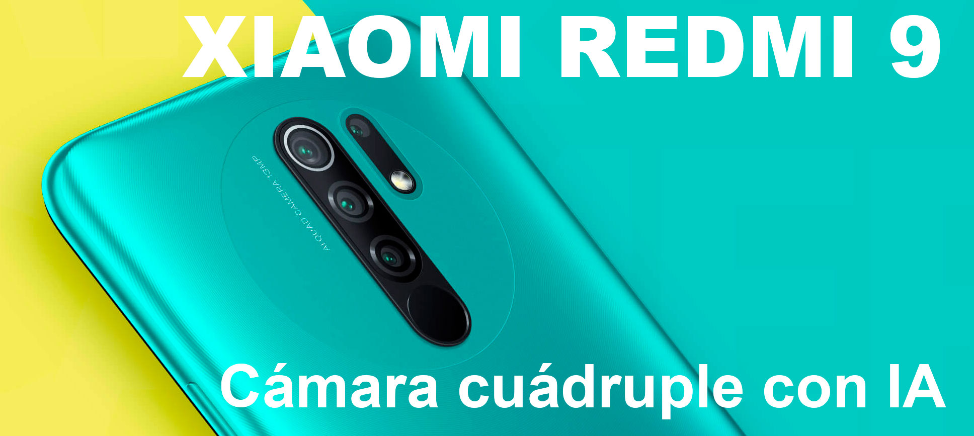 Redmi Note 9 - 4 camaras