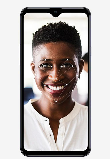 Samsung A20s reconocimiento facial